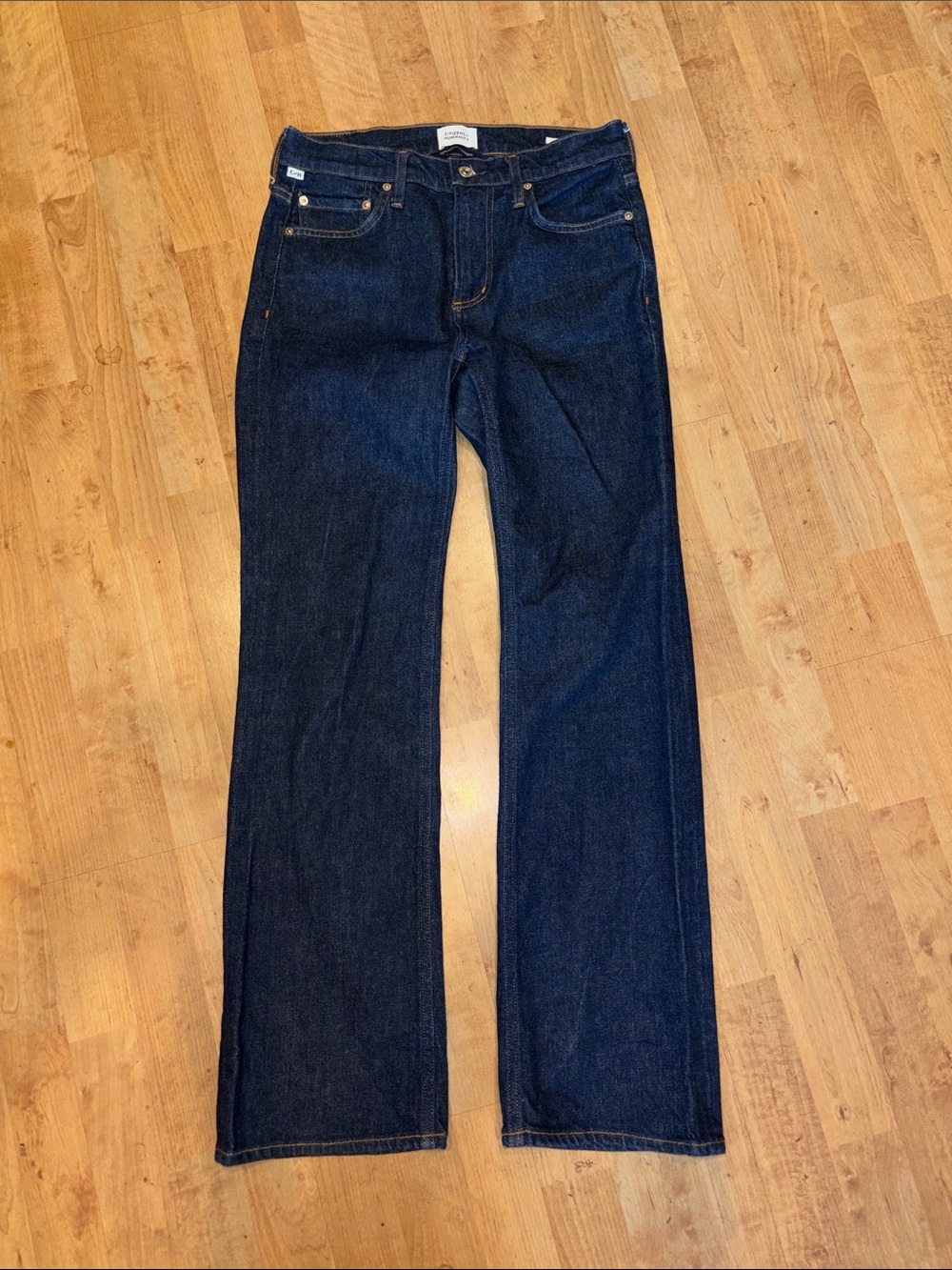 NWOT Citizens of Humanity Genova Low Rise Bootcut Dark wash Indigo Helia Wash